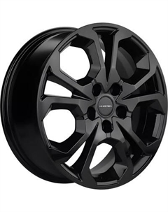 Литой диск Khomen KHW1711 DFM AX 7 17x6.5" 5x108мм DIA 65.1мм ET 43мм Black