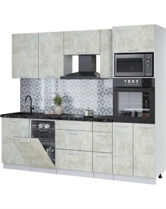 Кухонный гарнитур Интерлиния Мила Лайт 2.45-ПМ3