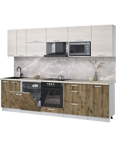 Кухонный гарнитур Интерлиния Мила Лайт 2.9-ПМ2