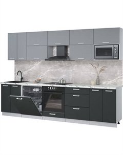 Кухонный гарнитур Интерлиния Мила Лайт 3.0-ПМ2