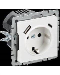 Розетка IEK Brite BR-R14-16-U22-018-K91 Iek