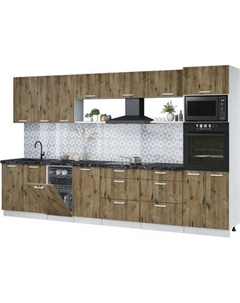 Кухонный гарнитур Интерлиния Мила Лайт 3.5-ПМ3