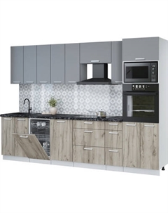 Кухонный гарнитур Интерлиния Мила Лайт 3.0-ПМ3