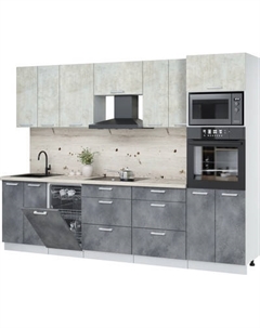 Кухонный гарнитур Интерлиния Мила Лайт 2.85-ПМ3