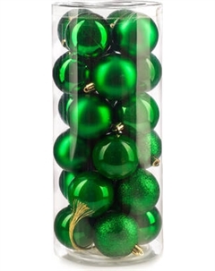 Набор шаров новогодних Ausini VT25-04003-5