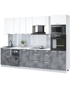 Кухонный гарнитур Интерлиния Мила Лайт 2.9-ПМ3