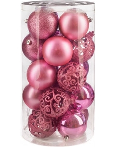 Набор шаров новогодних Ausini VT25-04018-7