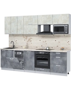 Кухонный гарнитур Интерлиния Мила Лайт 2.7-ПМ4