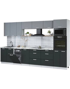 Кухонный гарнитур Интерлиния Мила Лайт 3.5-ПМ3