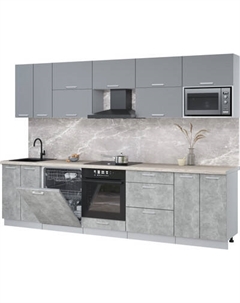 Кухонный гарнитур Интерлиния Мила Лайт 3.0-ПМ2