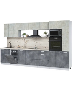 Кухонный гарнитур Интерлиния Мила Лайт 3.6-ПМ3