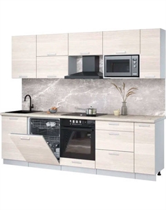 Кухонный гарнитур Интерлиния Мила Лайт 2.6-ПМ2