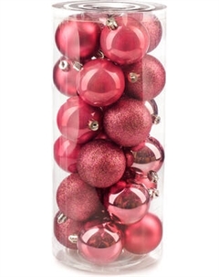 Набор шаров новогодних Ausini VT25-04003-8