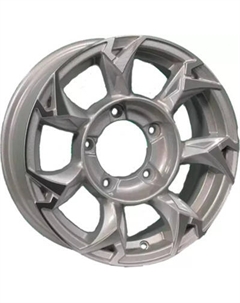 Литой диск Khomen KHW1505 Jimny 15x5.5" 5x139.7мм DIA 108.1мм ET 5мм F-Silver FP
