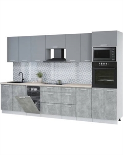 Кухонный гарнитур Интерлиния Мила Лайт 3.25-ПМ3