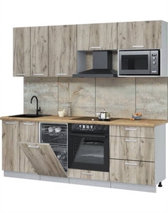 Кухонный гарнитур Интерлиния Мила Лайт 2.25-ПМ4