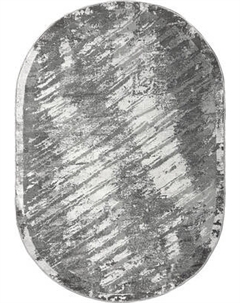 Коврик Sahan Alvita 8328A-S-D-GREY-GREY-OVAL K25