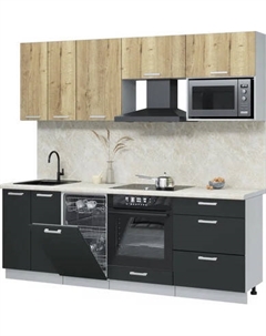 Кухонный гарнитур Интерлиния Мила Лайт 2.25-ПМ4