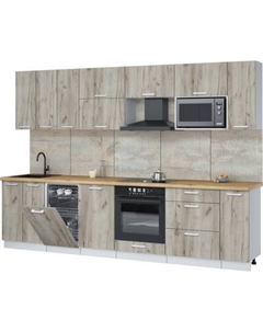 Кухонный гарнитур Интерлиния Мила Лайт 3.0-ПМ4