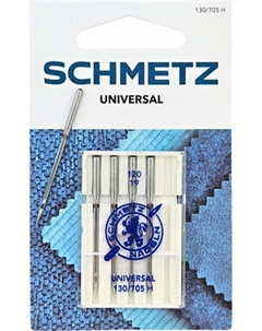 Набор игл для бытовой швейной машины Schmetz 130/705H Universal NM120