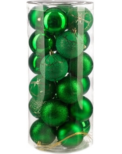 Набор шаров новогодних Ausini VT25-04021-5