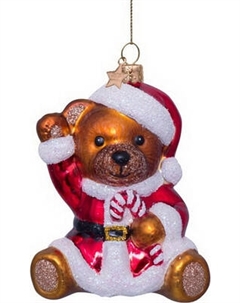 Елочная игрушка Vondels Мишка рождественский / 1232230096013