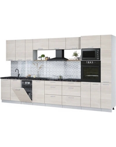 Кухонный гарнитур Интерлиния Мила Лайт 3.8-ПМ3