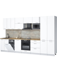 Кухонный гарнитур Интерлиния Мила Лайт 3.5-ПМ4