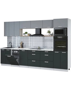 Кухонный гарнитур Интерлиния Мила Лайт 3.3-ПМ3