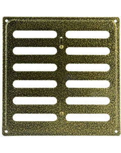 Решетка вентиляционная Нора-М 200x200 с заслонкой / 12921 Нора-м