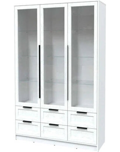 Шкаф с витриной Интерлиния Концепт Тренд КТ-ШВ3