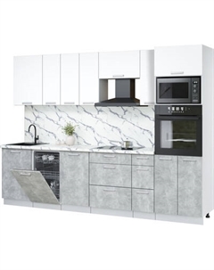 Кухонный гарнитур Интерлиния Мила Лайт 2.9-ПМ3