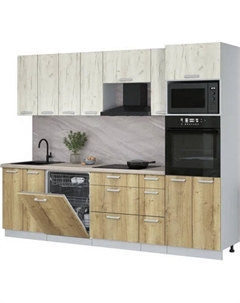 Кухонный гарнитур Интерлиния Мила Лайт 2.7-ПМ1