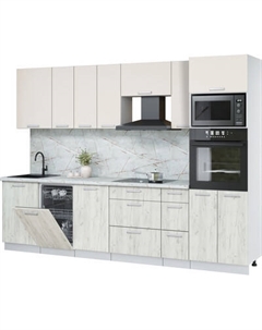 Кухонный гарнитур Интерлиния Мила Лайт 2.9-ПМ3