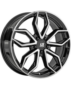 Литой диск LS wheels FlowForming RC104 18x7.5" 5x108мм DIA 65.1мм ET 45мм BKF Ls wheels