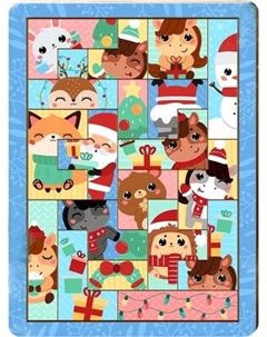 Развивающая игра Лесная мастерская Тетрис Новогоднее настроение / 10884347