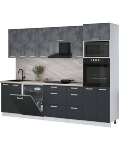 Кухонный гарнитур Интерлиния Мила Лайт 2.8-ПМ1