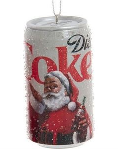 Елочная игрушка Kurt S. Adler Christmas 2024. Баночка Coca-Cola Diet / CC1222_2 Kurt s. adler