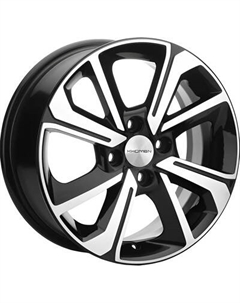 Литой диск Khomen KHW1501 Nexia 15x6" 4x100мм DIA 56.6мм ET 45мм Black FP