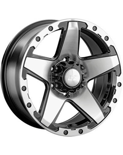 Литой диск LS wheels LS 1284 17x8" 6x139.7мм DIA 100.1мм ET 30мм BKF Ls wheels