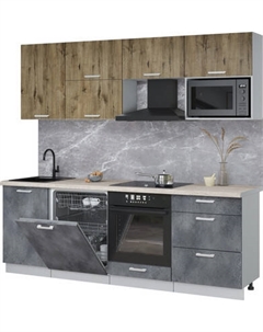 Кухонный гарнитур Интерлиния Мила Лайт 2.3-ПМ2