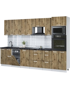 Кухонный гарнитур Интерлиния Мила Лайт 3.1-ПМ3