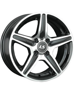 Литой диск LS wheels LS 345 16x7" 4x108мм DIA 65.1мм ET 27мм BKF Ls wheels