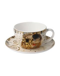 Чашка с блюдцем Goebel Artis Orbis/Gustav Klimt Поцелуй / 67-012-53-1