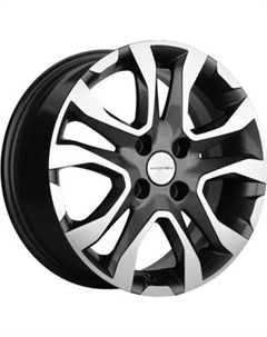 Литой диск Khomen KHW1503 Rio 15x6" 4x100мм DIA 54.1мм ET 46мм Gray FP