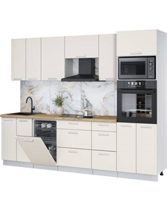 Кухонный гарнитур Интерлиния Мила Лайт 2.65-ПМ3