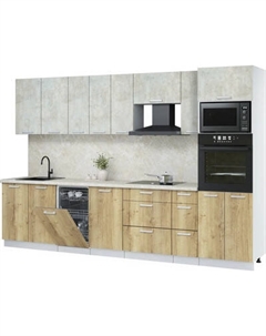 Кухонный гарнитур Интерлиния Мила Лайт 3.2-ПМ3