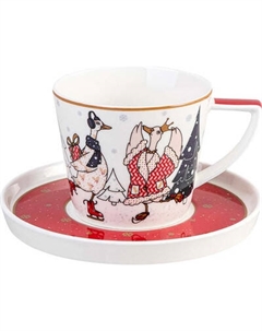 Чашка с блюдцем Lefard Family Christmas 425-161