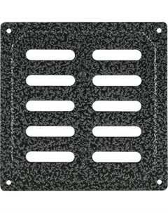 Решетка вентиляционная Нора-М 160x160 с заслонкой / 19365 Нора-м