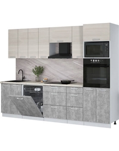 Кухонный гарнитур Интерлиния Мила Лайт 2.8-ПМ1